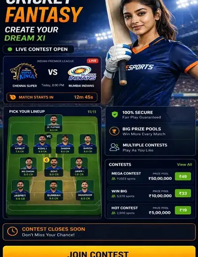 GoProPlay (go ProPlay login) fantasy cricket & matchday visual 3